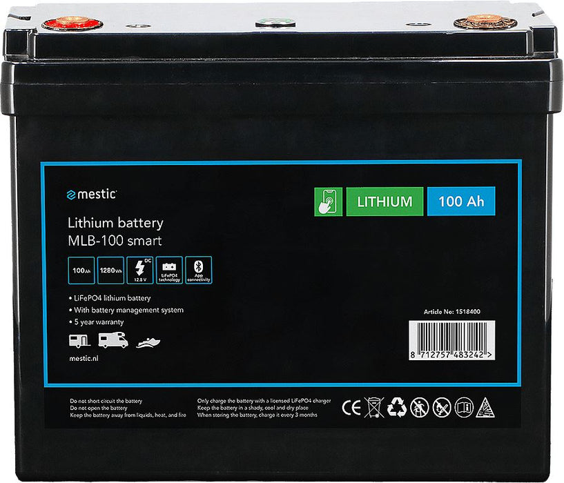 Mestic Lithium Battery Mlb-100 Smart Mestic - UK Camping And Leisure