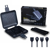 Ridgemonkey XL Connect Deep Pan & Griddle Granite Edition Fishing Camping Cook
