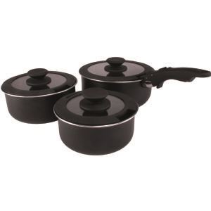 Via Mondo Cook 2 Casserole Cookware Set 7Pce 1165261 Via Mondo - UK Camping And Leisure