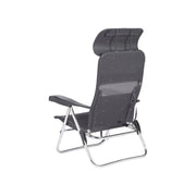 Crespo Beach Chair AL/205 Compact Dark Grey Crespo - UK Camping And Leisure