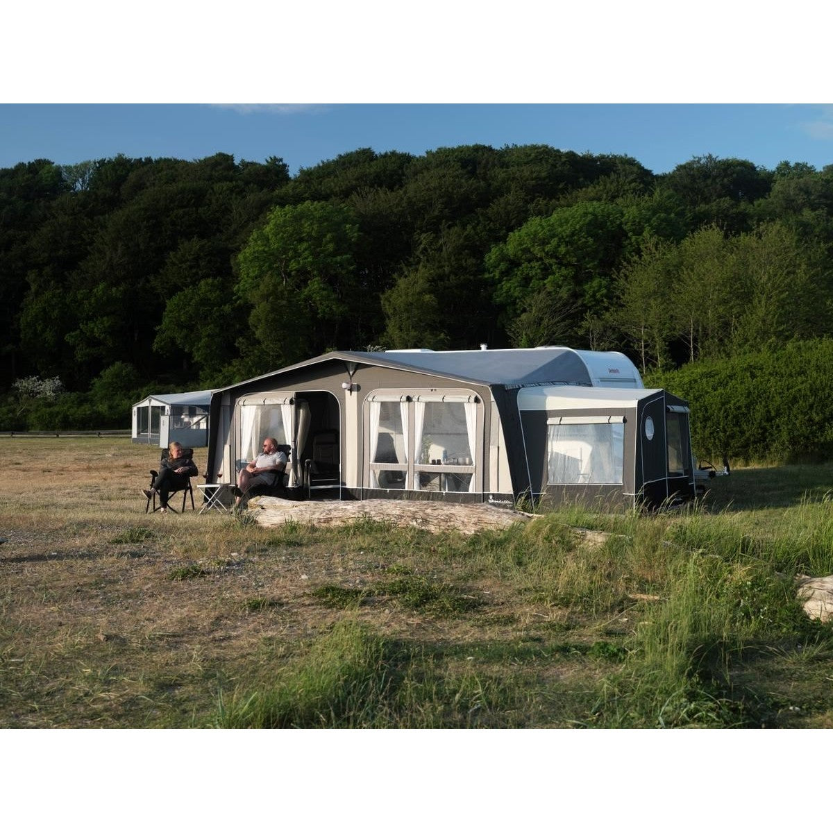 Isabella Nordic 300 Awning with Mega Frame | poled, breathable, steel pole, porch