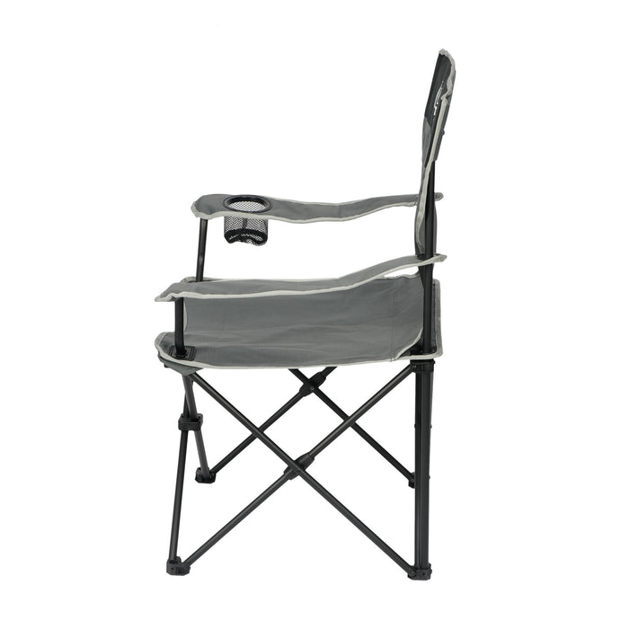 Quest Autograph Festival Camping Chair Black Edition Quest - UK Camping And Leisure