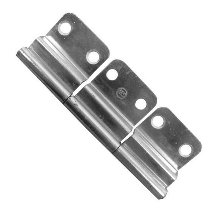 3 Flap Door Hinges Zinc Plated Ideal for Caravan and Motorhome Nova - UK Camping And Leisure