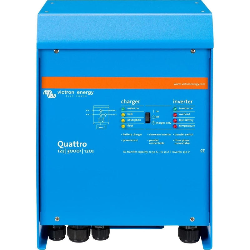 Victron Quattro Inverter Charger (12V / 3000VA / 120A) Victron - UK Camping And Leisure
