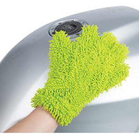 Protect Your Car's Paint with Oxford Microfibre Noodle Wash Glove (Green)