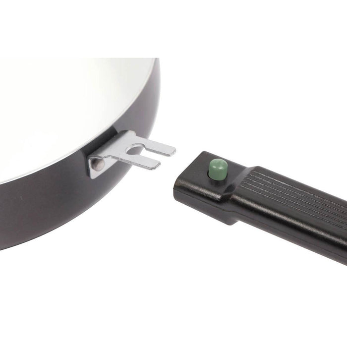 Bo-Camp Frying Pan Sprint Removable Handle Blk/White Dia 24cm Bo-Camp - UK Camping And Leisure