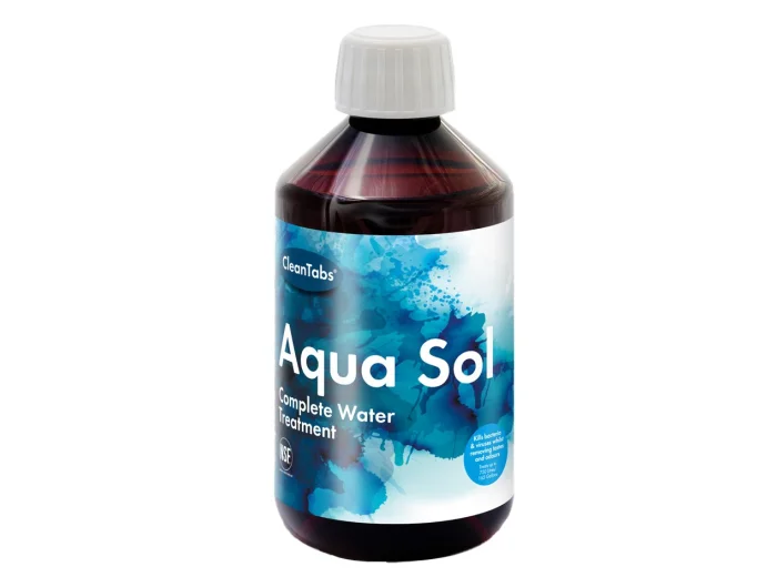 Aqua Sol Complete Water Treatment & purifying solution. 300ml Bottle.