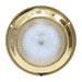 AAA 12V Brass Dome Light Natural White LED 137mm 4" Dome AAA - UK Camping And Leisure