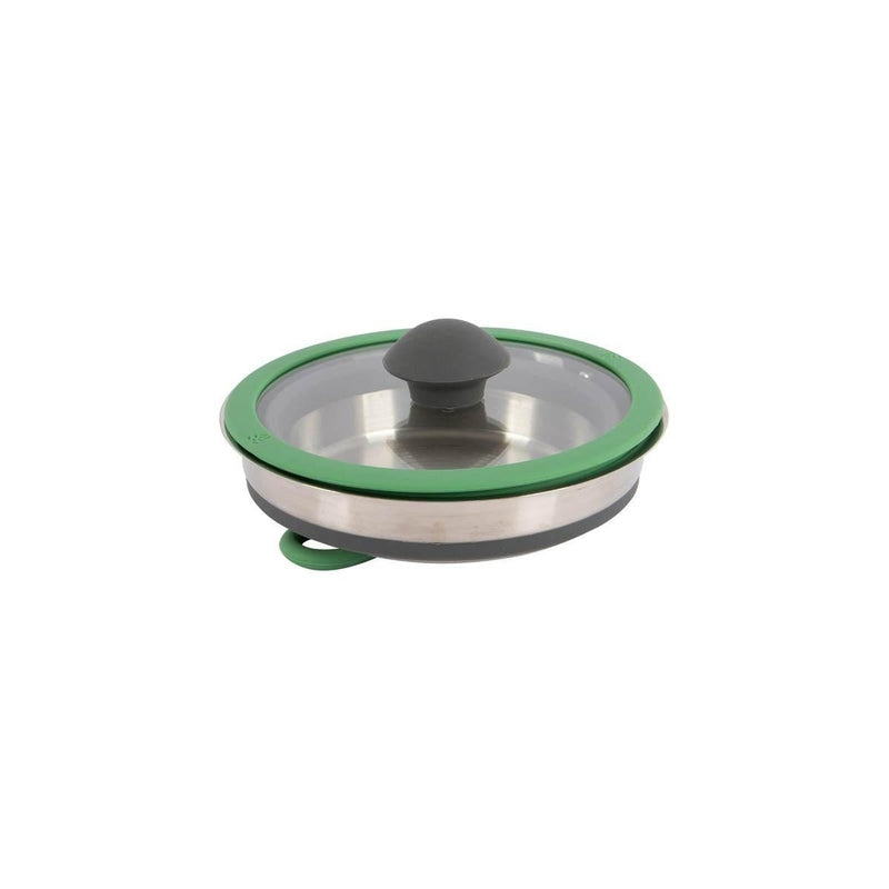 Bo-Camp Steel Pan with Lid Foldable Silicon 1.3 Litre Bo-Camp - UK Camping And Leisure