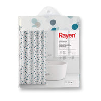 Shower Curtain White & Green Dot 234701