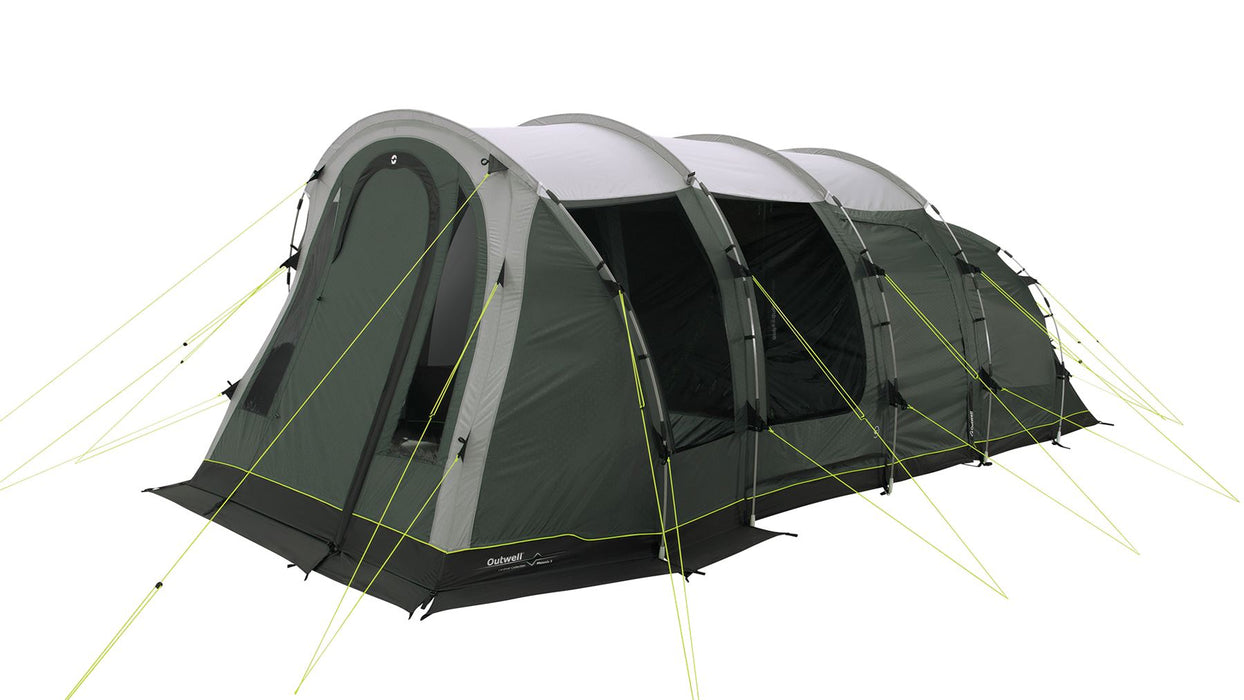 Outwell Phoenix 5 Pole Tent Green 5 Person Outwell - UK Camping And Leisure