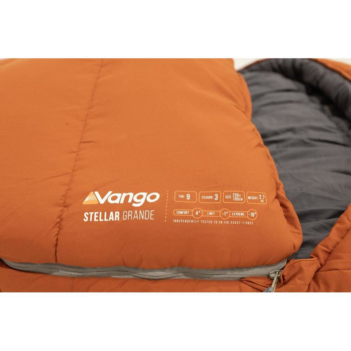Vango Stellar Grande Sleeping Bag Harissa Vango - UK Camping And Leisure
