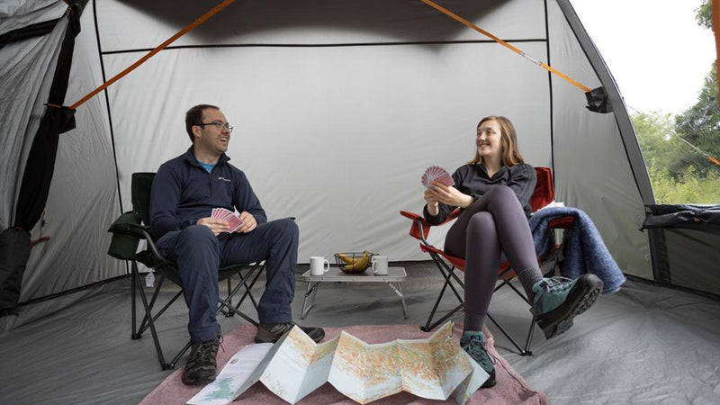 Vango Cove III Mid Smoke Drive Away Awning (215-255) | poled, waterproof, sewn-in groundsheet, lightweight