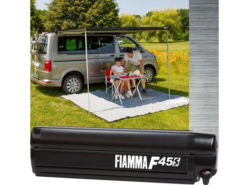 Fiamma F45S Deep Black 3M Royal Grey 06759A01R Awning