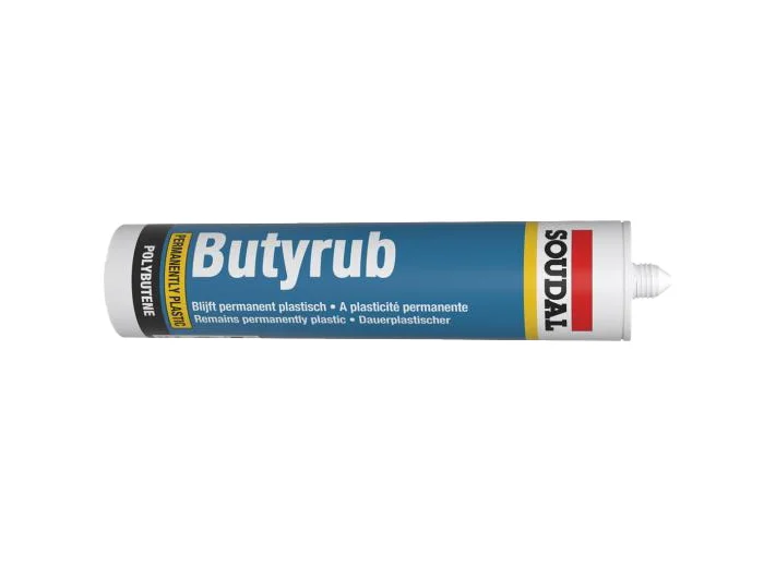 Soudal Butyrub Non Setting Butyl bedding Sealant Seitz Window Glazing White