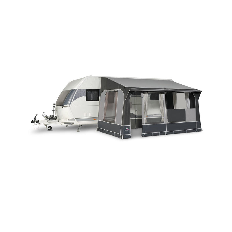 Dorema Quartz 400 Deluxe Caravan Porch Awning | poled frame, breathable, annex, touring caravan