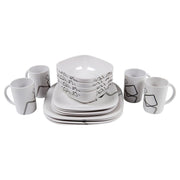 Reimo Cuneo Anti Slip 16pc Melamine Set 91713 Camp 4 - UK Camping And Leisure