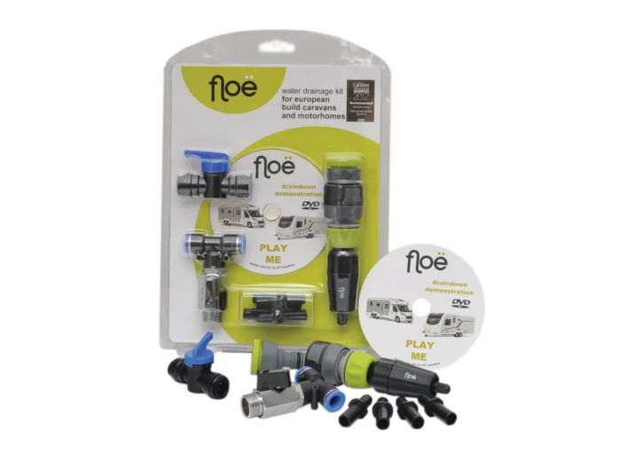 Floe Motorhome Caravan Draindown Kit - For Inboard Water Tanks