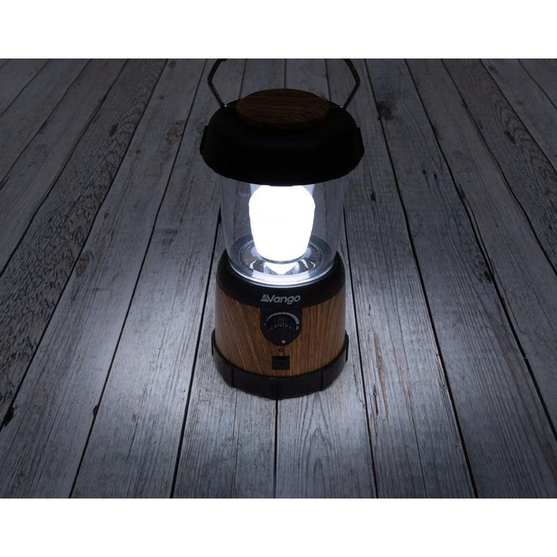 Vango Nova 200 Recharge USB Camping Lantern - Wood Effect Vango - UK Camping And Leisure