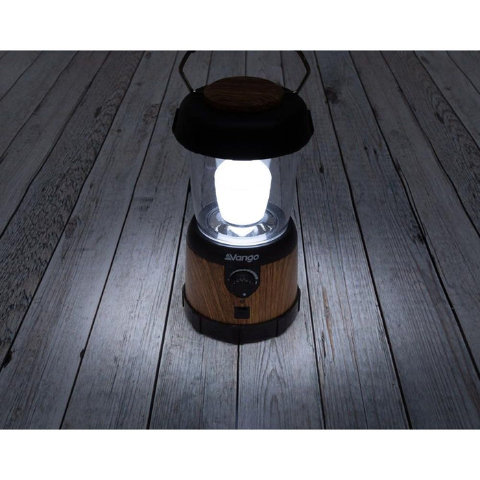 Vango Nova 200 Recharge USB Camping Lantern - Wood Effect