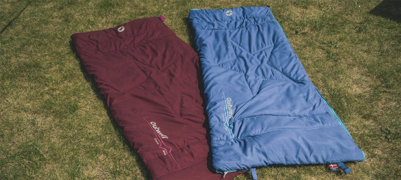 Outwell Champ Kids Ocean Blue Blue Junior Sleeping Bag | camping sleeping bag, garden, summer