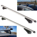 Summit SUM-005 Locking Roof Bars in Aluminium (Pair of) For Cars with Flush Rails - 1.35m, Silver Summit - UK Camping And Leisure