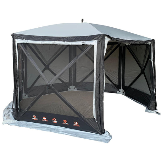Quest Screen house 6 Pro pop up Gazebo (Grey) Quest Leisure - UK Camping And Leisure