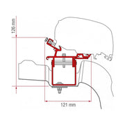 Fiamma Kit for VW Crafter/Man L3H3 UK F65S Awning Fiamma - UK Camping And Leisure