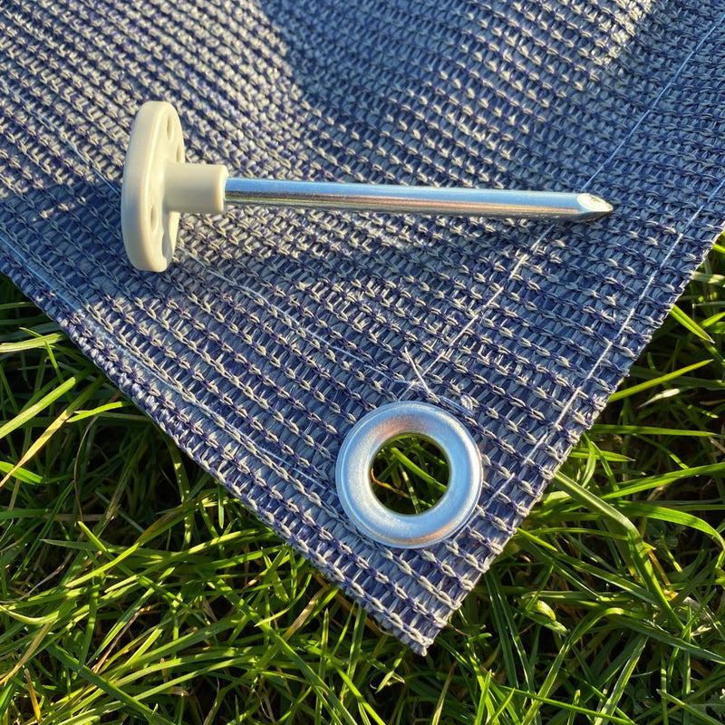 Olpro Heavy-Duty Groundsheet Pegs Set 100mm Steel 15 Pack