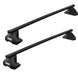 Thule SquareBar Evo Roof Bars Black fits Opel Insignia 2008-2017 Estate 5-dr with Flush Rails Thule - UK Camping And Leisure