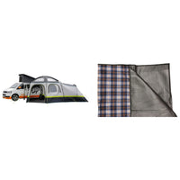 Olpro Hive Campervan Driveaway Awning (Poles) - with Sleeping Pod Low Bundle