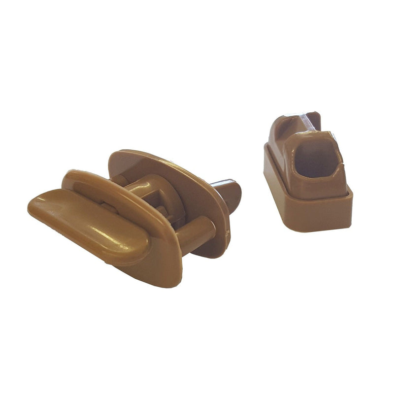 W4 Snap Retainer Lock Light Brown 37849 W4 - UK Camping And Leisure