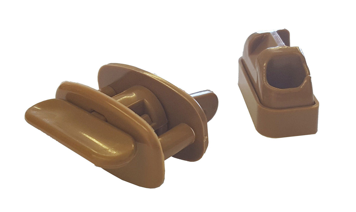 W4 Snap Retainer Lock Light Brown 37849 W4 - UK Camping And Leisure