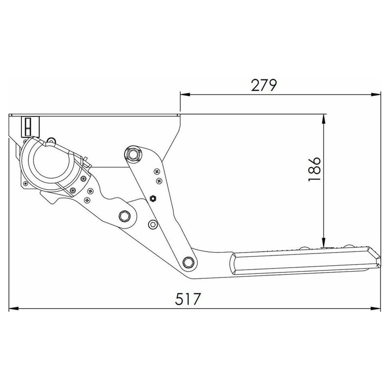 Electronic Step with Seesaw Motion 440mm - Motorhome Step with Seesaw Motion Nova - UK Camping And Leisure