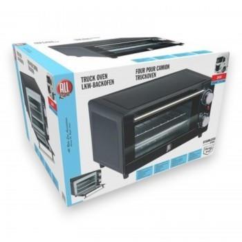 All Ride 24V Mini Electric Oven – 9L | 300W | With Tray, Grill & Timer | Stainless Steel Allride - UK Camping And Leisure