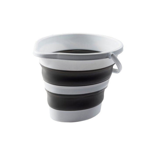 Via Mondo Collapsible Bucket 10L White/Grey | UK Camping and Leisure