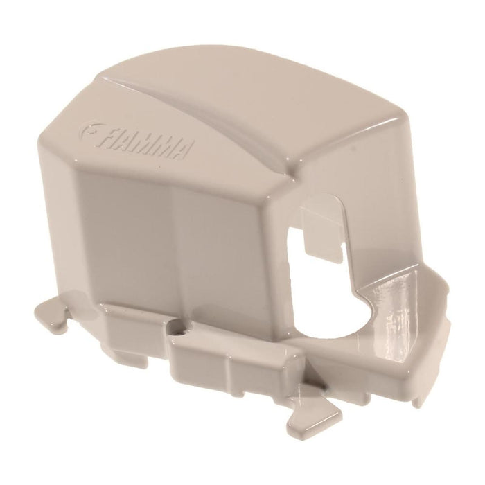 Fiamma F80s Left Hand Outer End Cap White (98673-199) Fiamma - UK Camping And Leisure