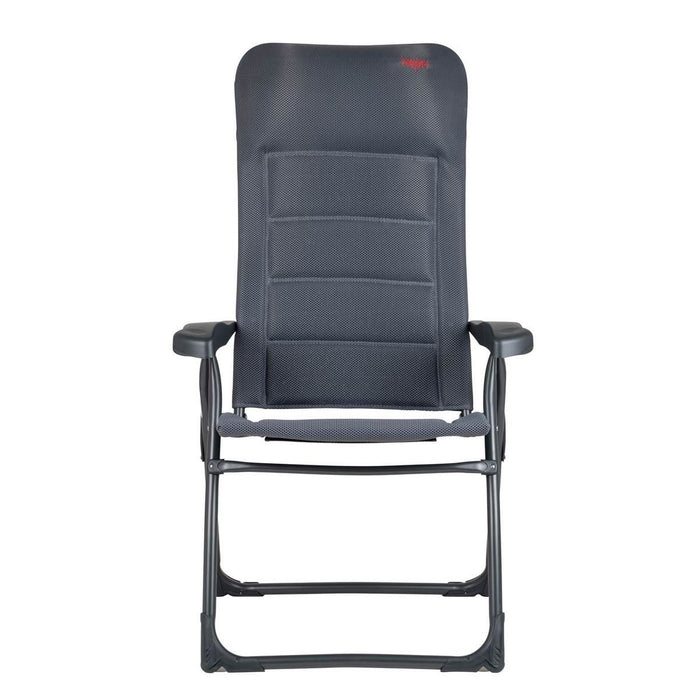 Crespo Chair AP/215 Air Deluxe Grey Crespo - UK Camping And Leisure