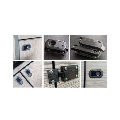 W4 Princess Catch Satin Chrome/Black - Image 2 of 2 | UK Camping and Leisure