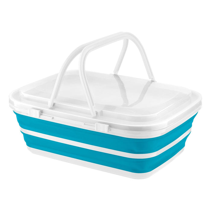 Collapsible-wares picnic basket and cooler K0207 Quest - UK Camping And Leisure