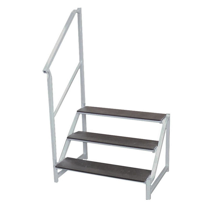 Free-Standing 3 Tread Step Galvanised AG - UK Camping And Leisure