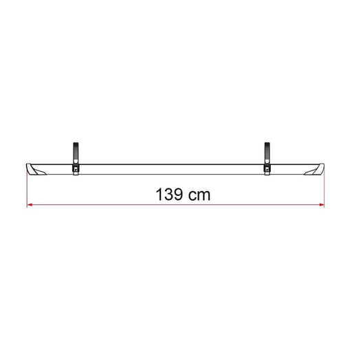 Fiamma Rail Plus XL Bike Rail Deep Black Get Yours Today! Fiamma - UK Camping And Leisure