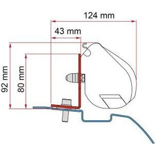 Fiamma F35 Adapter Kit Nissan Nv200 98655Z026 Fiamma - UK Camping And Leisure