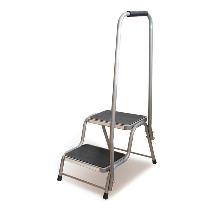 Maypole Double Steel Caravan Step with Handrail Maypole - UK Camping And Leisure