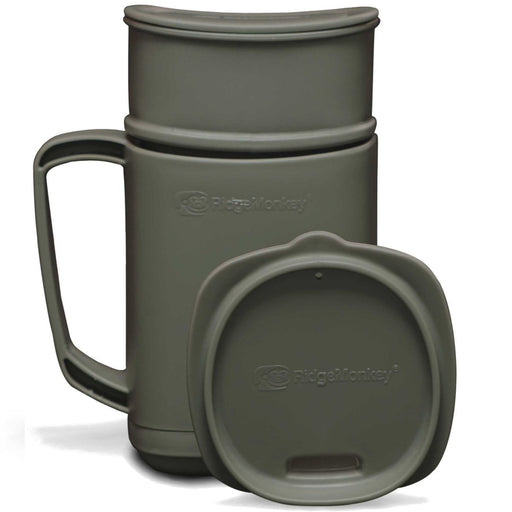 RidgeMonkey ThermoMug DLX Brew Set Green RidgeMonkey - UK Camping And Leisure