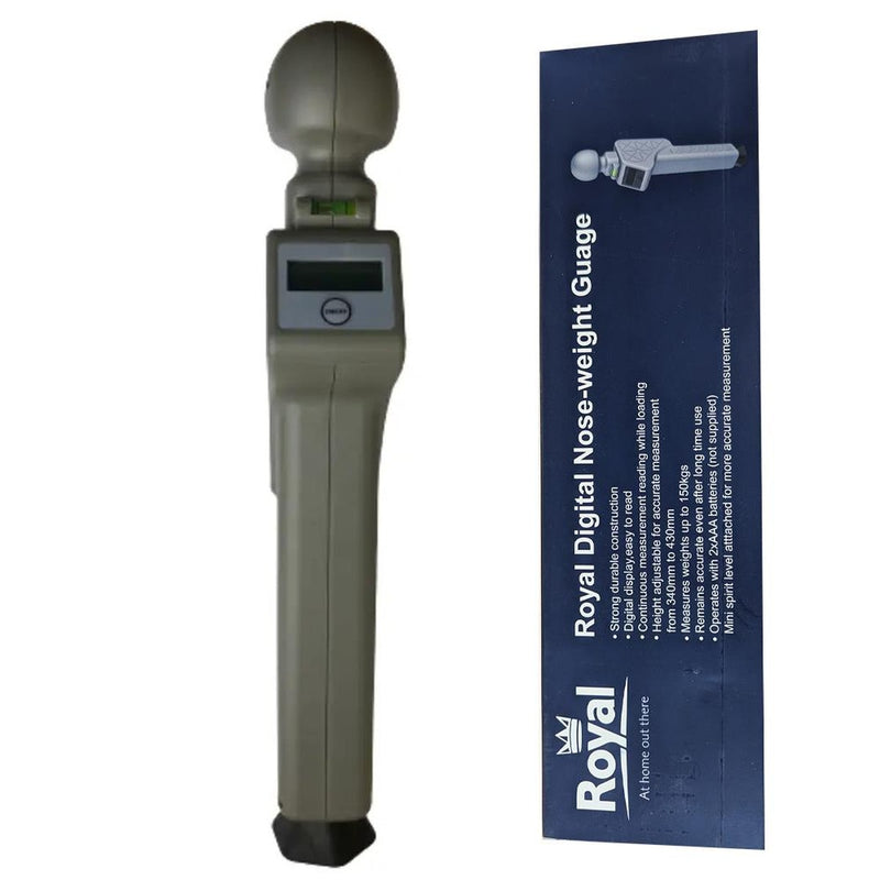 Royal Digital Noseweight Gauge up to 150kg Caravan Towing Safety Royal - UK Camping And Leisure