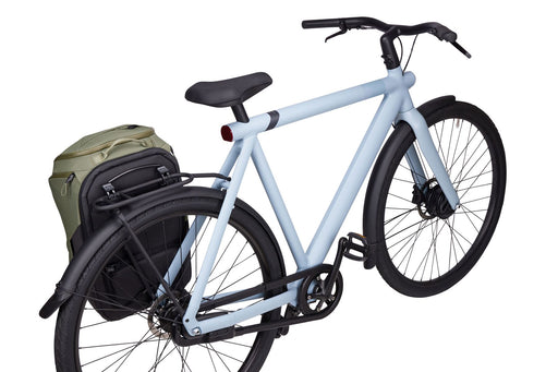 Thule Paramount hybrid bike pannier and backpack 26L green Thule - UK Camping And Leisure