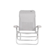 Crespo Beach Chair AL/223 Light Grey Crespo - UK Camping And Leisure