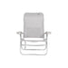 Crespo Beach Chair AL/223 Light Grey Crespo - UK Camping And Leisure