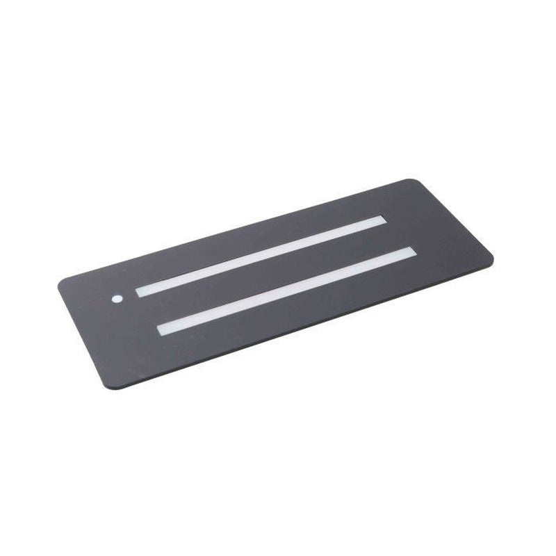 Ceiling Light - Plexi Linear Double Metal Black - 3000K | UK Camping and Leisure
